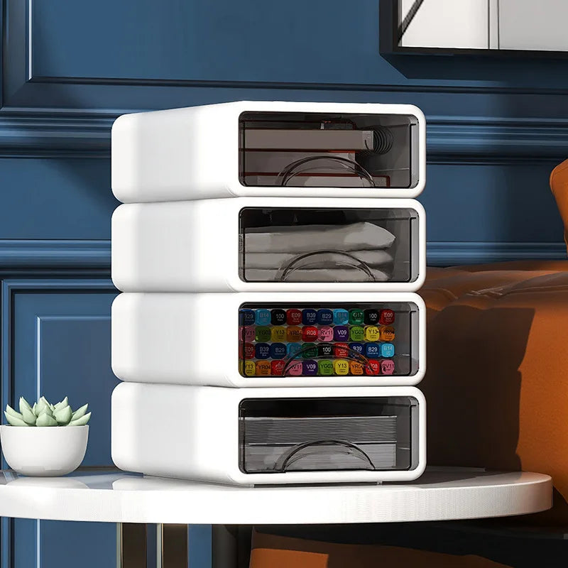 Storage Drawers Desk Organizer Box